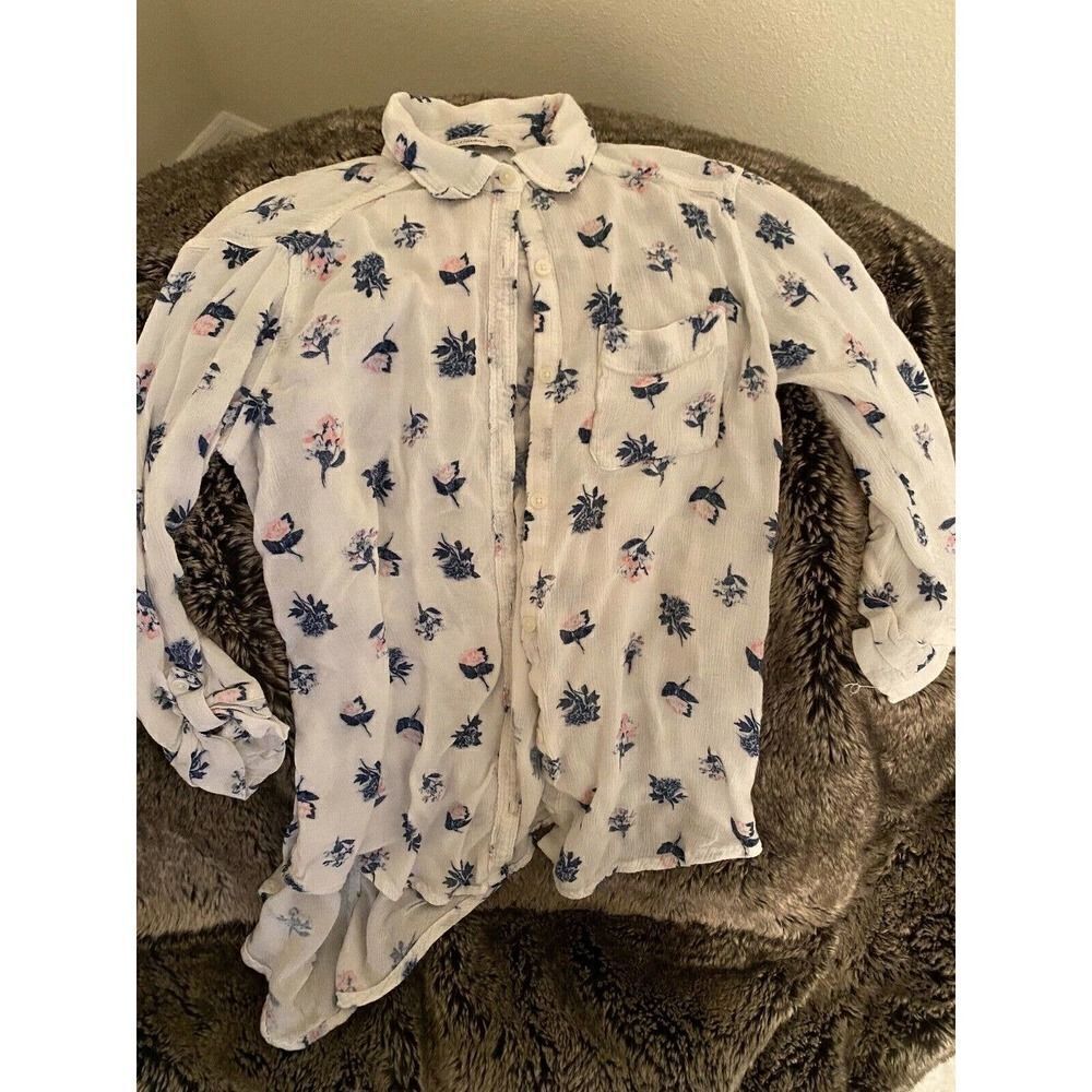 ABERCROMBIE KIDS GIRLS LONG SLEEVE Blouse SZ M 12